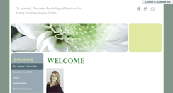 Desktop Screenshot of drjoannedoucette.com
