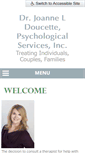 Mobile Screenshot of drjoannedoucette.com